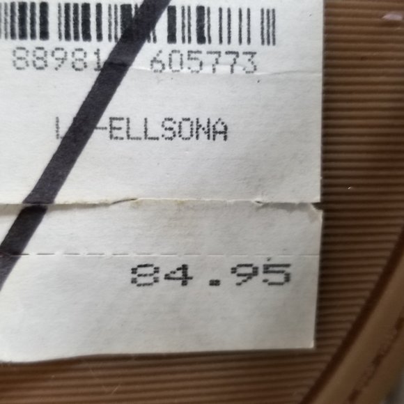 Lucky Brand Ellsona Flat Sandal, Tan Leather, Womens Size 6.5 M / 36.5 - Picture 14 of 14